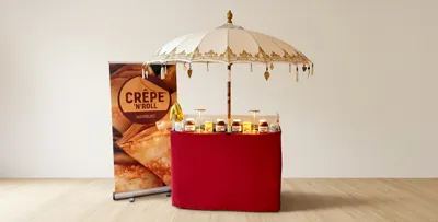 Indoor Crêpes-Stand Setup